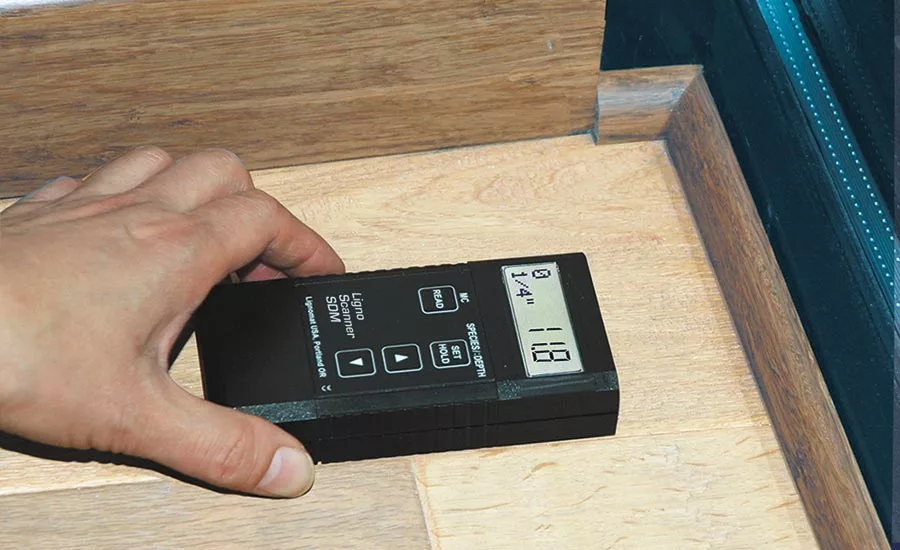 setting your moisture meter
