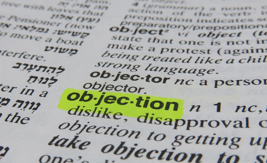 resolving objections