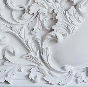 Rococo scrollwork