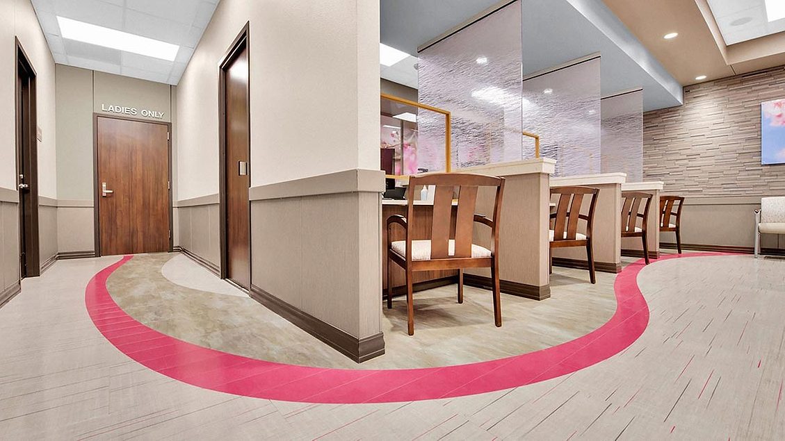A Healthcare Floor Honors Breast Cancer Awareness FLOOR Trends