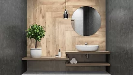 Heirloom glazed porcelain planks