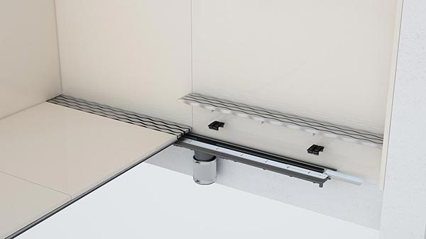 shower drain renovation