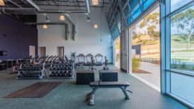 fitness center floor for Atec Spine Inc.