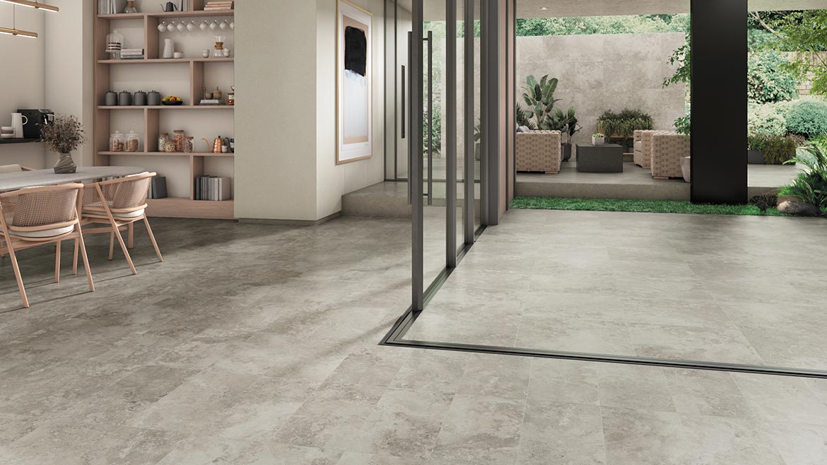 Stone Fiction porcelain tile