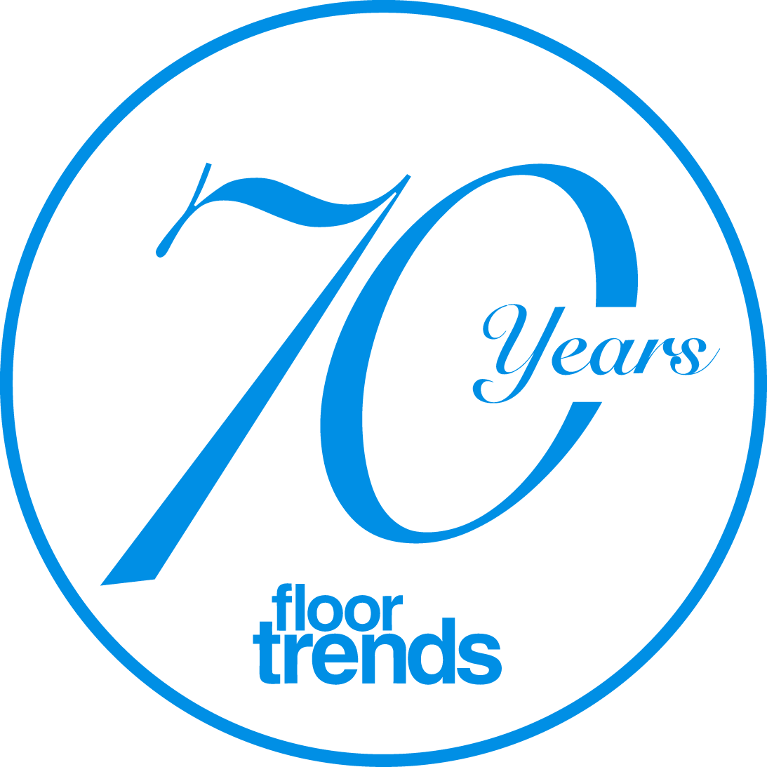 FT 70th anniversary logo cyan