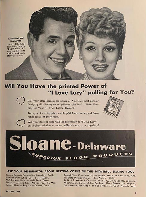 Sloan-Delaware ad, 1950's