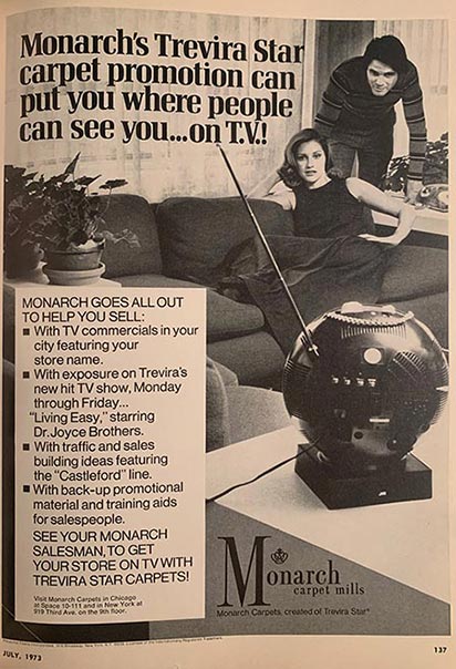 Monarch Mills ad, 1970's