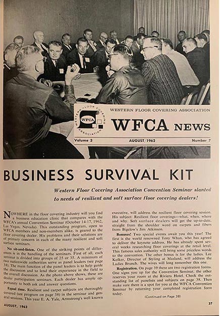 WFCA update in Western Floors, 1960's