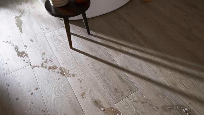 Karastan's BelleLuxe waterproof wood flooring