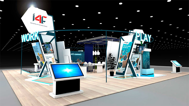 I4F Technologies tradeshow booth