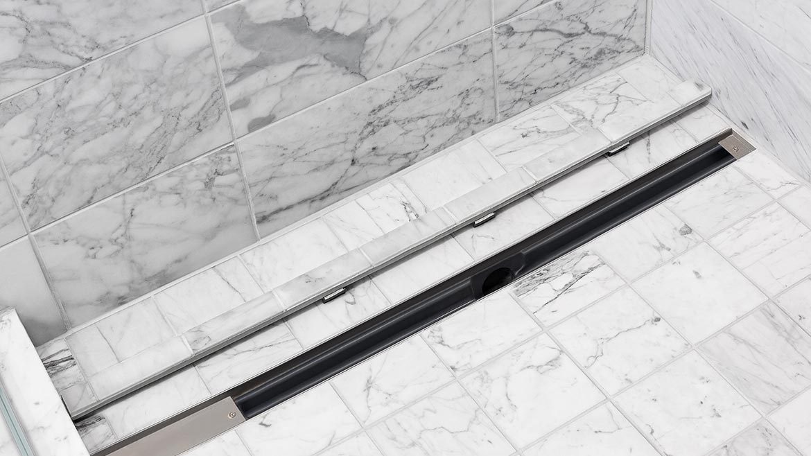 QuickDrain USA’s ShowerLine linear drain QuickDrain USA’s ShowerLine linear drain