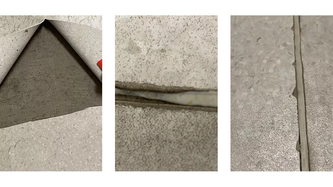 resilient flooring failure