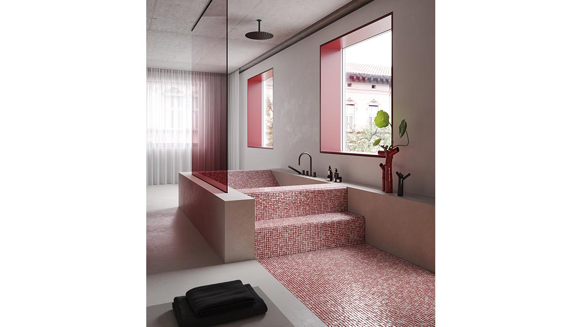bathroom tile installation