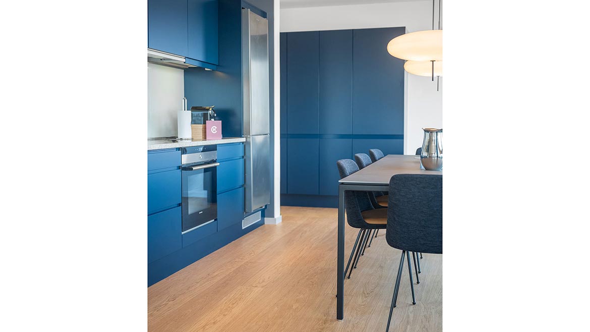 Installation Awards Commercial Hardwood/Laminate Winner: Charlottehaven in Copenhagen, Denmark