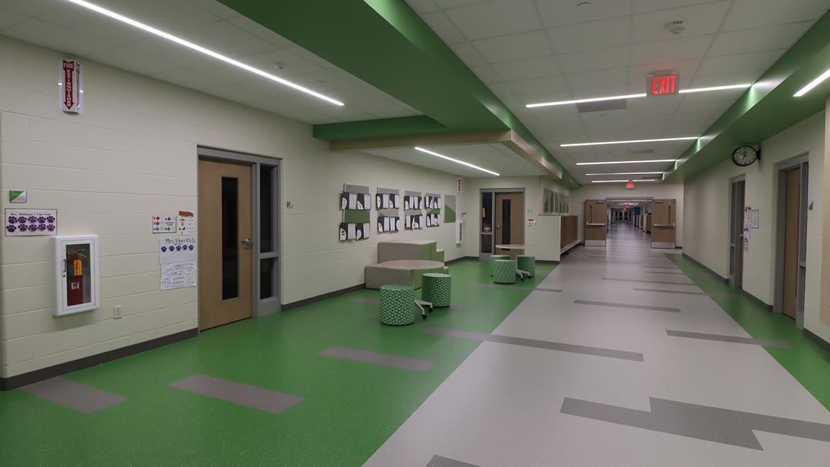 Installation Awards Commercial Resilient Winner: Wrightstown Elementary School