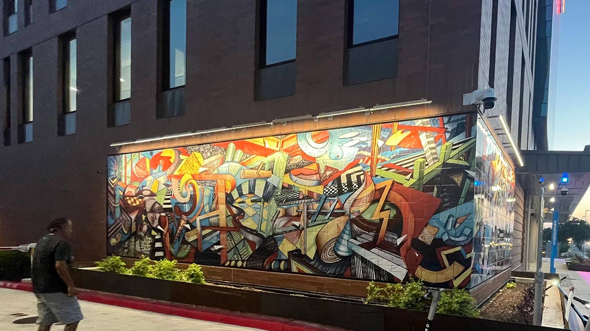 Installation Awards Commercial Tile & Stone winner: UTSA Mural