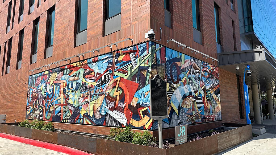 Installation Awards Commercial Tile & Stone winner: UTSA Mural