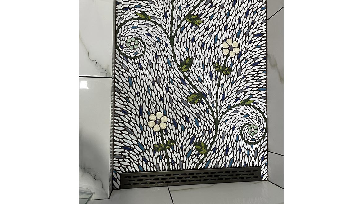 Installation Awards Residential Tile & Stone winner: Flower Shower