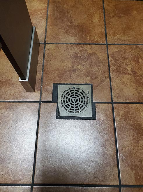 Unacceptable Cuts Around a Drain
