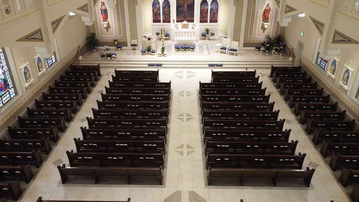 Installation Awards Commercial Tile & Stone winner: All Saints Church