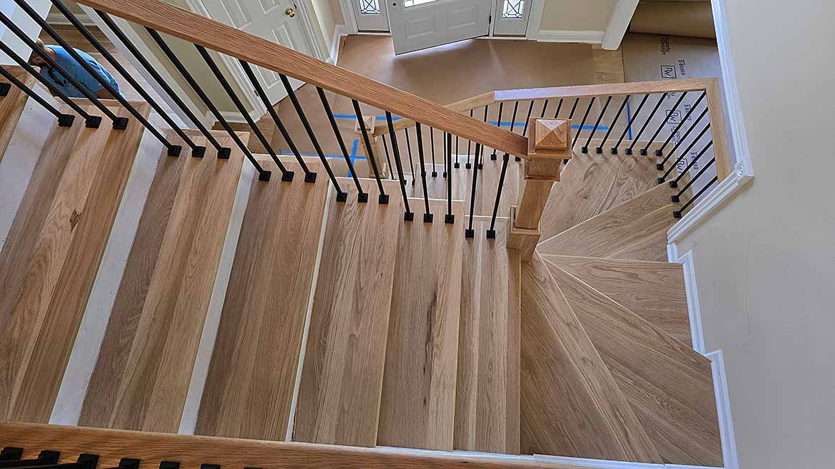 Installation Awards Residential Hardwood & Laminate winner: stairs and flooring