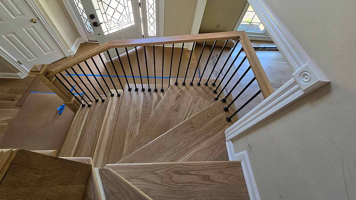 Installation Awards Residential Hardwood & Laminate winner: stairs and flooring