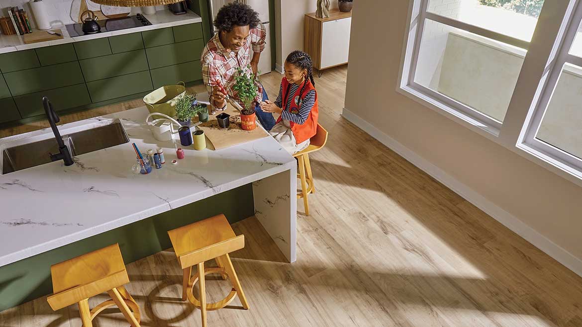PureTech PVC-free flooring by Mohawk