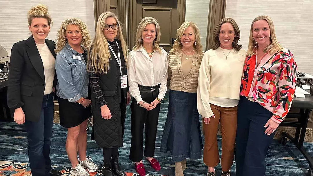 Women in the Floorcovering Industry board meeting