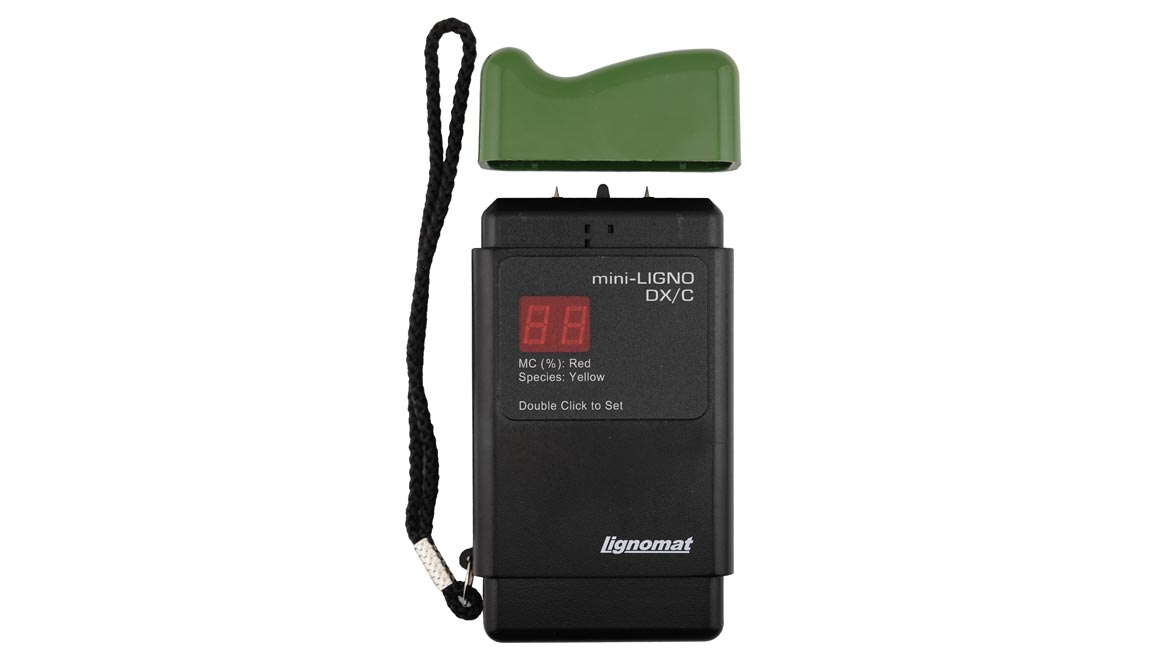 Lignomat’s Mini-Ligno DX/C moisture meter