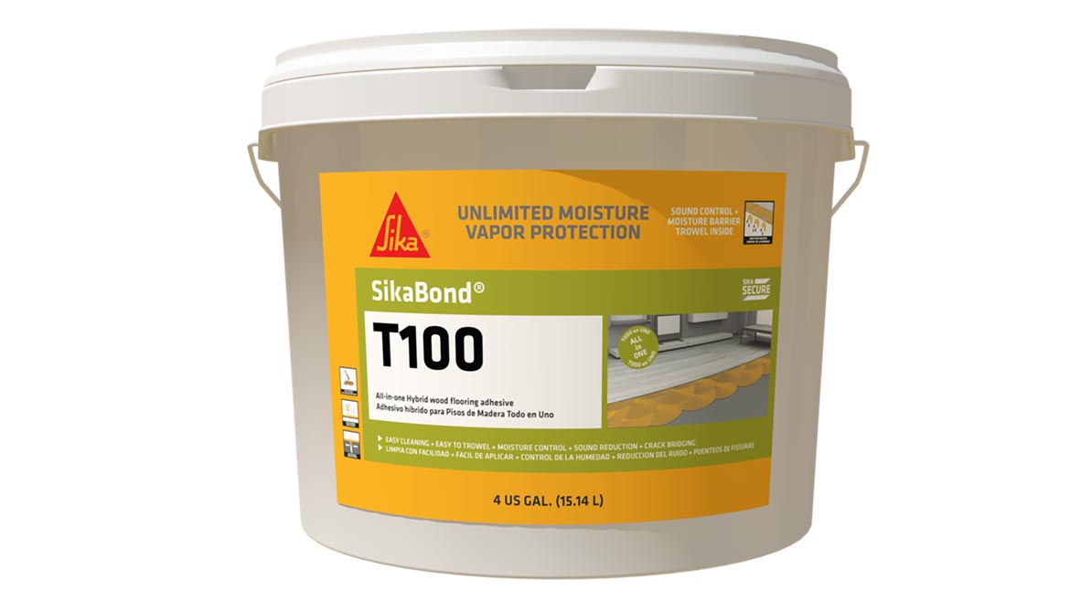 SikaBond T-100 wood flooring adhesive