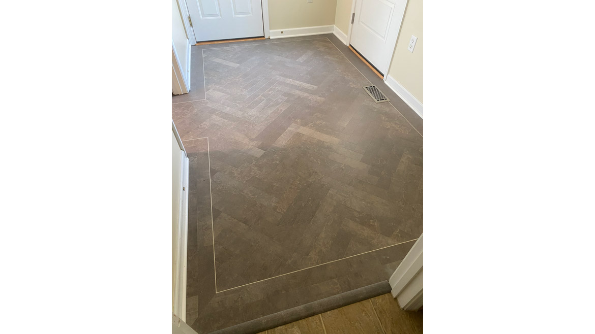 Installation Awards Residential Resilient winner: Herringbone with Border