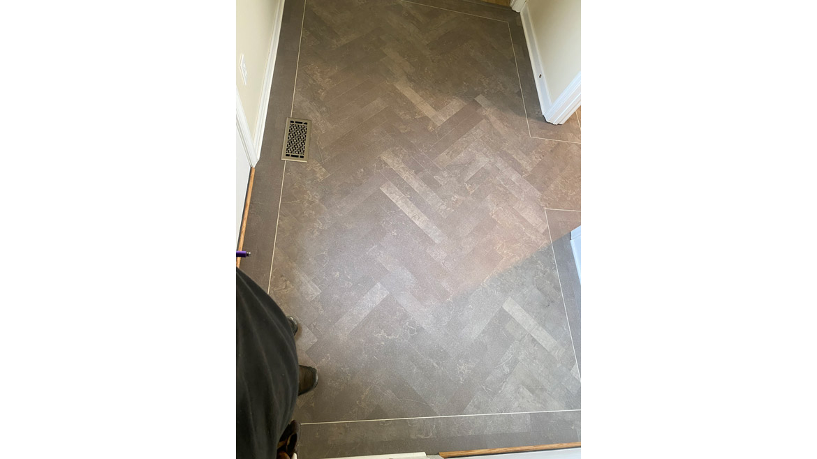 Installation Awards Residential Resilient winner: Herringbone with Border