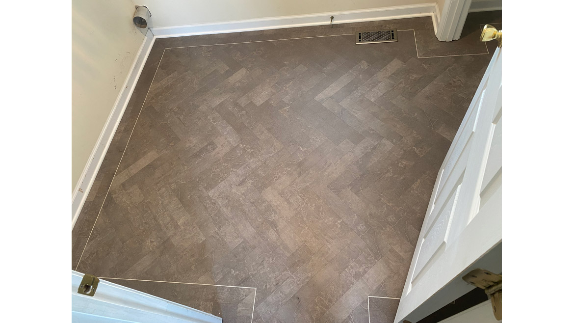 Installation Awards Residential Resilient winner: Herringbone with Border