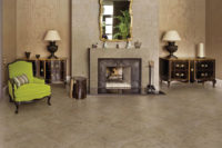 The feel of "Old Hollywood" in travertine