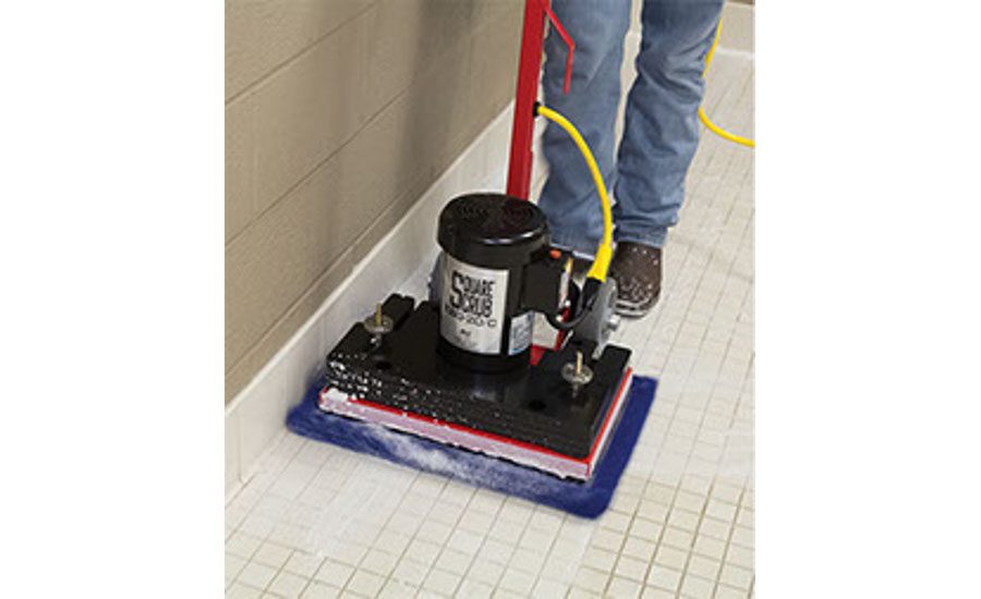 Square Scrub Introduces New Blue Tile & Grout Pad 20170222 FLOOR