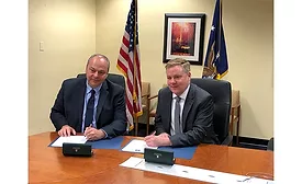 Signing the apprenticeship agreement in Washington, D.C.