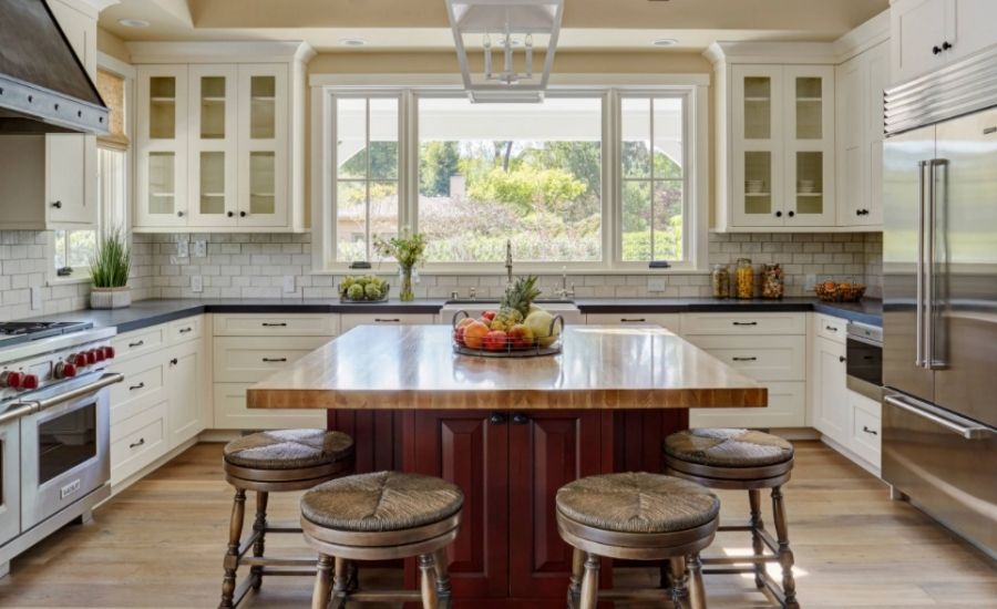 Houzz Kitchen Open To Dining Room