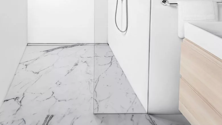 Infinity Drain Open Concept