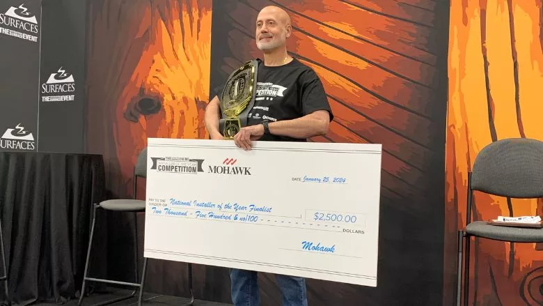 James Ghanim TISE National Installer of the Year Competition 2024 Carpet Winner