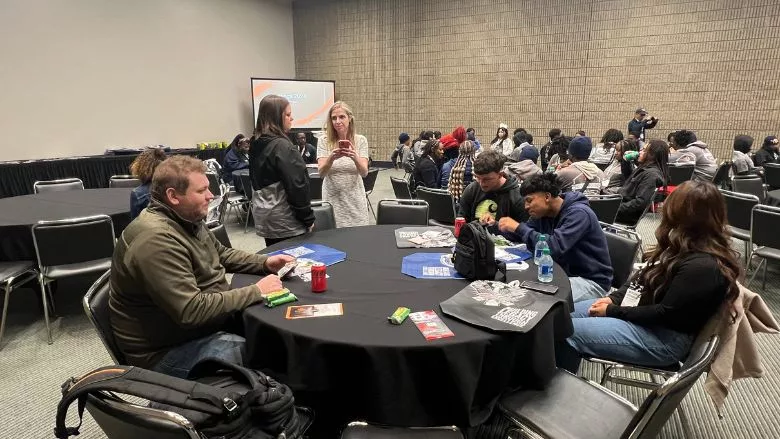 FCEF Program Students at Coverings 2024 meeting