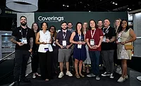 Coverings 2025 Group Shot.jpg A group of award winners with trophies