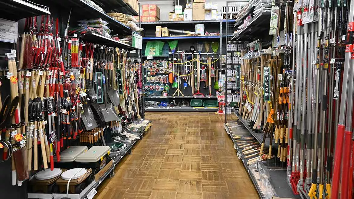interior of a hardware store