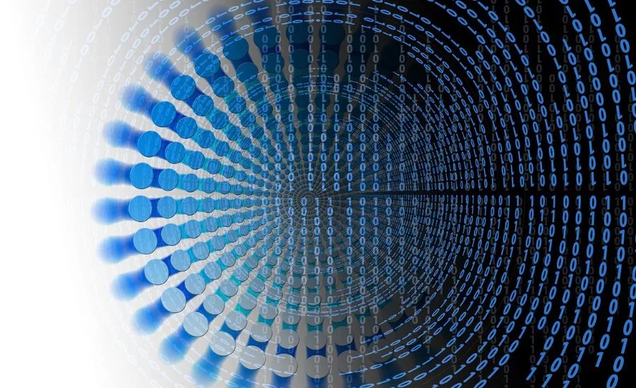 Image of data in a circular format
