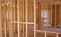 framing of a residential space