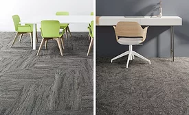 Carpet tile in office interiors