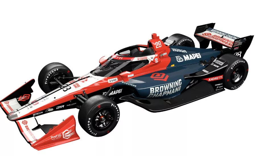 MAPEI IndyCar branding