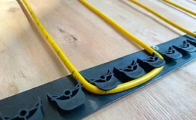 Heating Ruler Cable with GripStrips Close Up