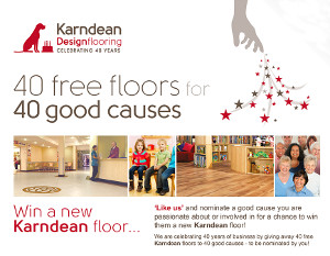 Karndean 40 years facebook ad