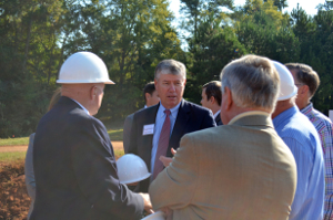 Mannington Mills groundbreaking (Russell)