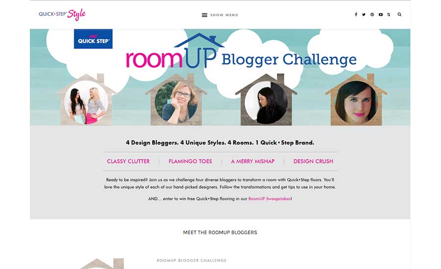 Quick-Step's RoomUP Blogger Challenge